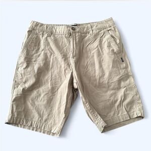 O'Neill Men's Khaki Flat Front Shorts